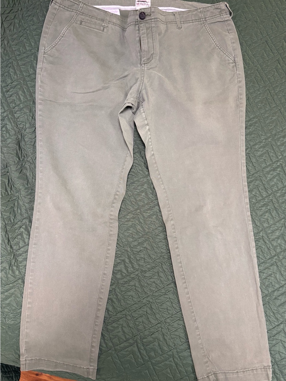 Merona Olive Green Modern Fit Pants - Picture 2 of 4